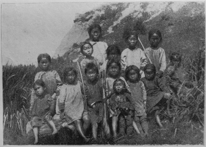 Нивхские дети. Сахалин, 1903 год