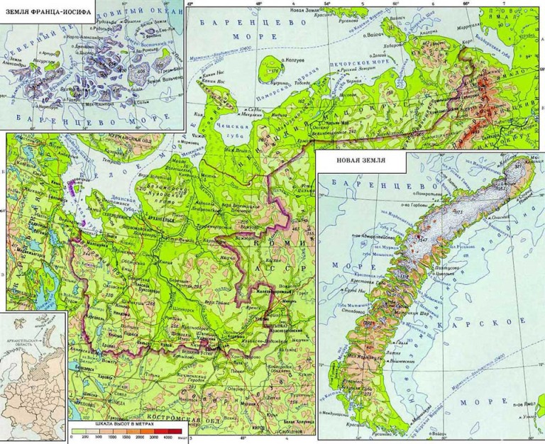 Карта области